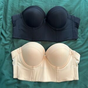 Lively Low Back Strapless Bra, size 34A